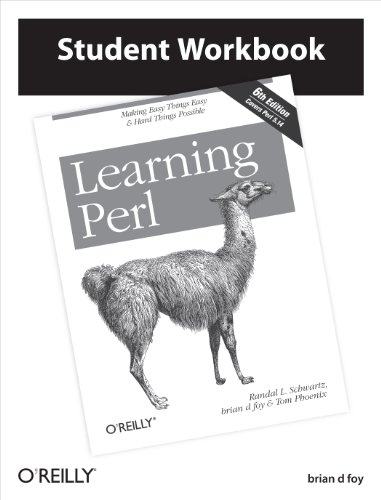 Student workbook for Learning Perl