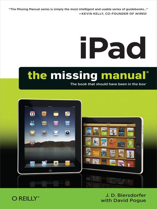 iPad:  the Missing Manual