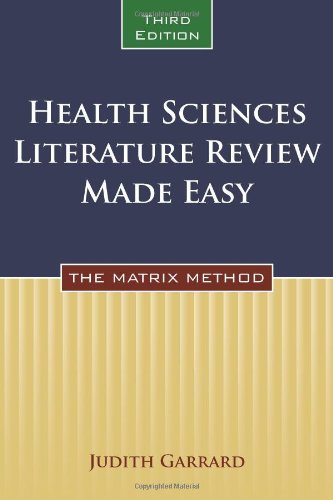 Health Sciences Literature Review Made Easy