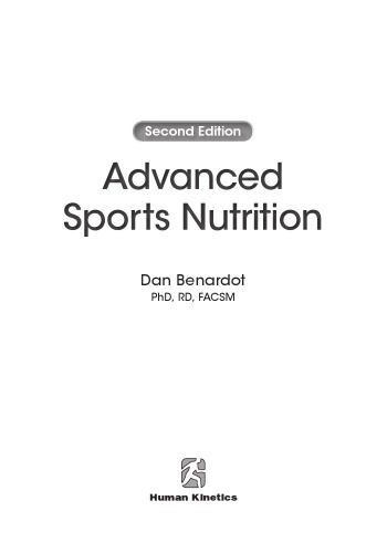 Advanced Sports Nutrition