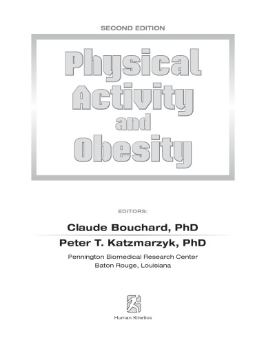 Physical activity and obesity