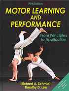 Motor Learning and Performance