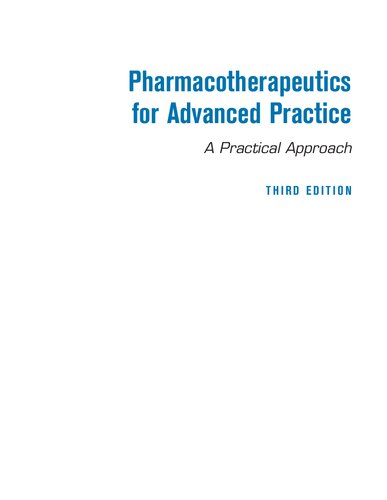 Pharmacotherapeutics for Advanced Practice