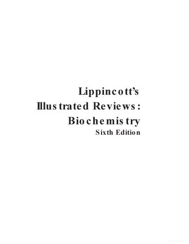 Biochemistry (Lippincott's Illustrated Reviews)