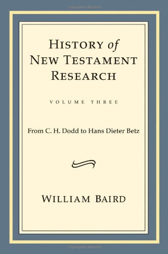 History of New Testament Research