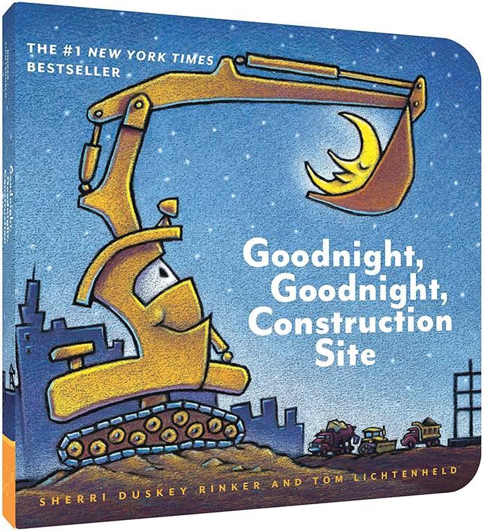 Goodnight, Goodnight Construction Site (Board Book for Toddlers, Children's Board Book)