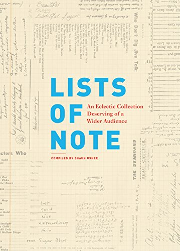 Lists of Note