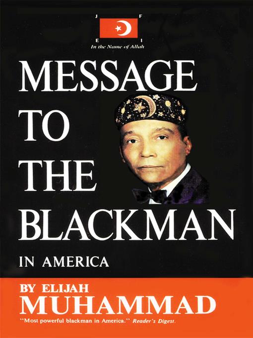 Message to the Blackman In America