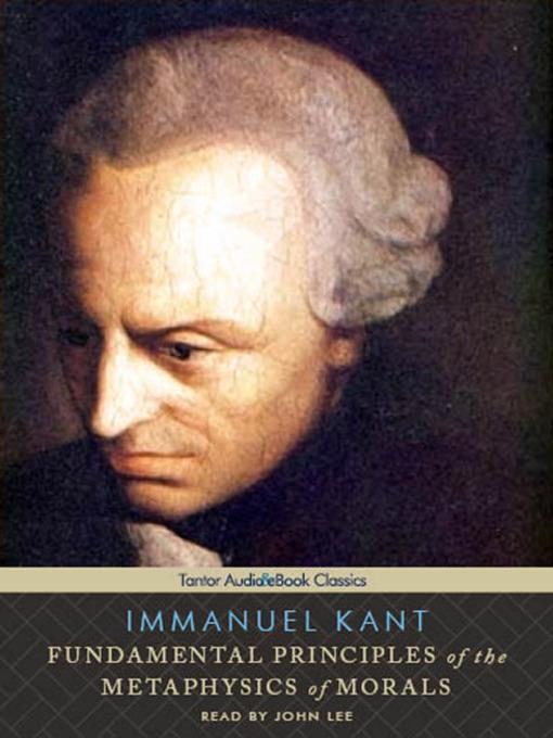 Fundamental Principles of the Metaphysics of Morals