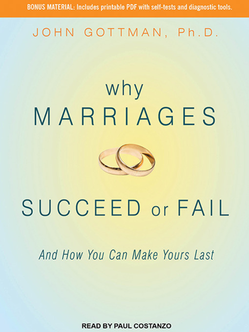 Why Marriages Succeed or Fail