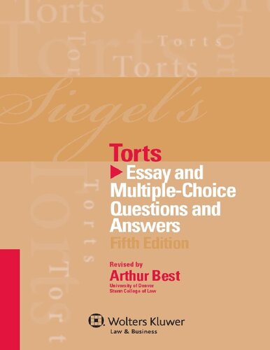 Siegel's Torts