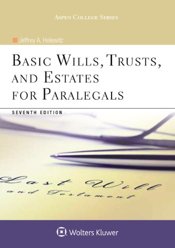 Basic Wills, Trusts, and Estates for Paralegals