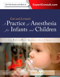 A Practice of Anesthesia for Infants and Children