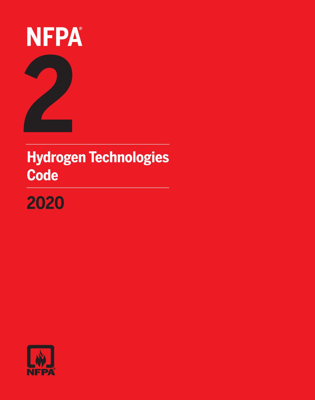 NFPA 2 2020 : Hydrogen Technologies Code