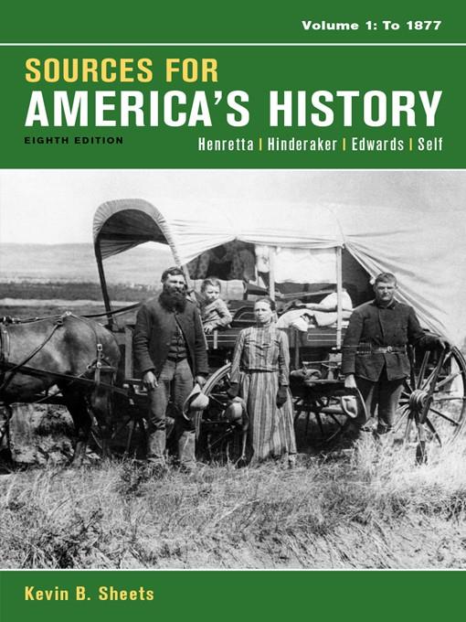 Sources for America's History, Volume 1