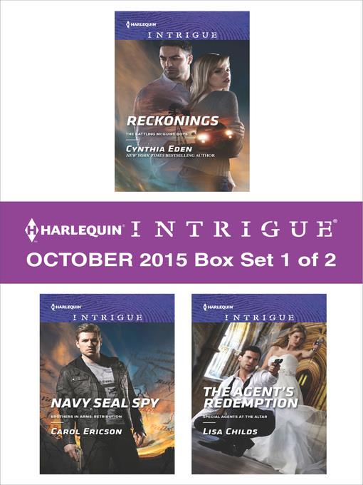 Harlequin Intrigue October 2015, Box Set 1 of 2