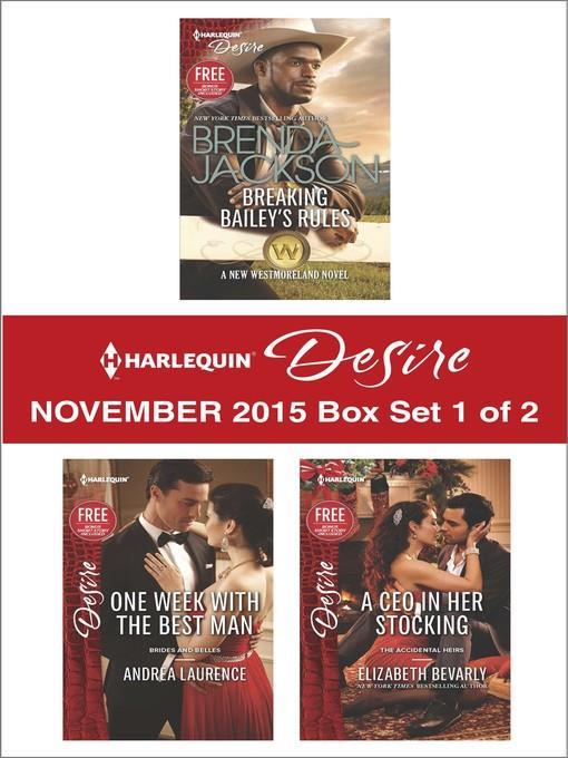 Harlequin Desire November 2015, Box Set 1 of 2