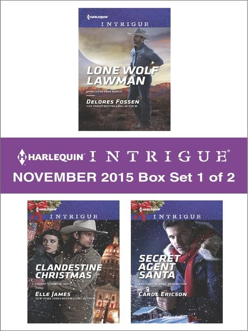 Harlequin Intrigue November 2015, Box Set 1 of 2