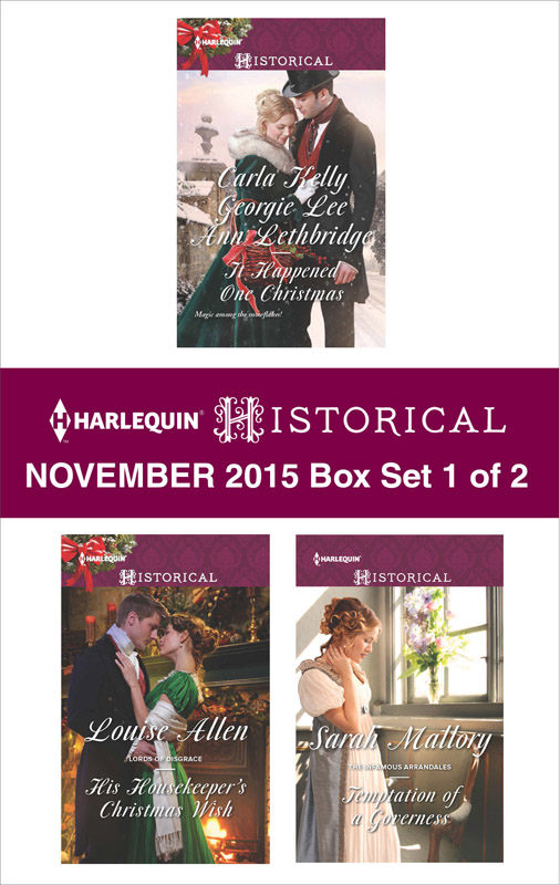 Harlequin Historical November 2015, Box Set 1 of 2