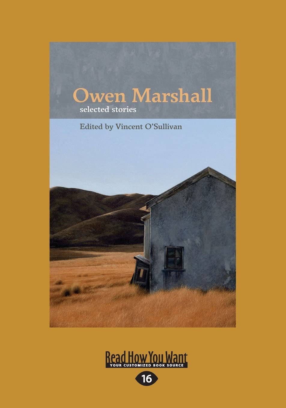 Owen Marshall: Selected Stories (Large Print 16pt)