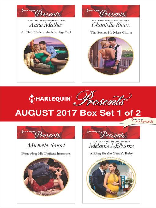 Harlequin Presents August 2017--Box Set 1 of 2