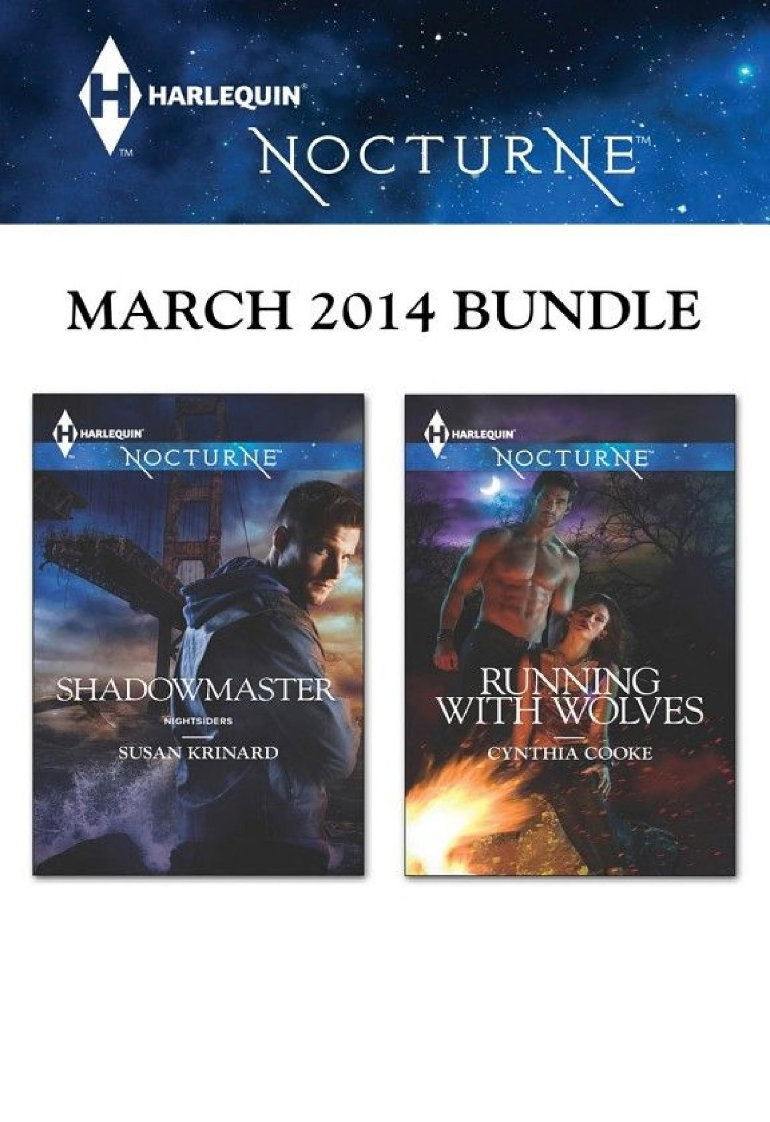 Harlequin Nocturne March 2014 Bundle: Shadowmaster\Running with Wolves