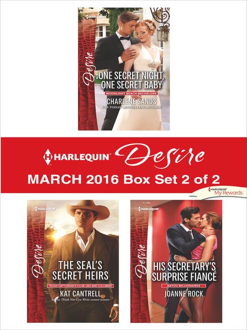 Harlequin Desire March 2016, Box Set 2 of 2