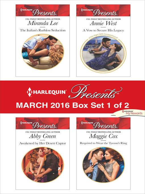 Harlequin Presents March 2016--Box Set 1 of 2