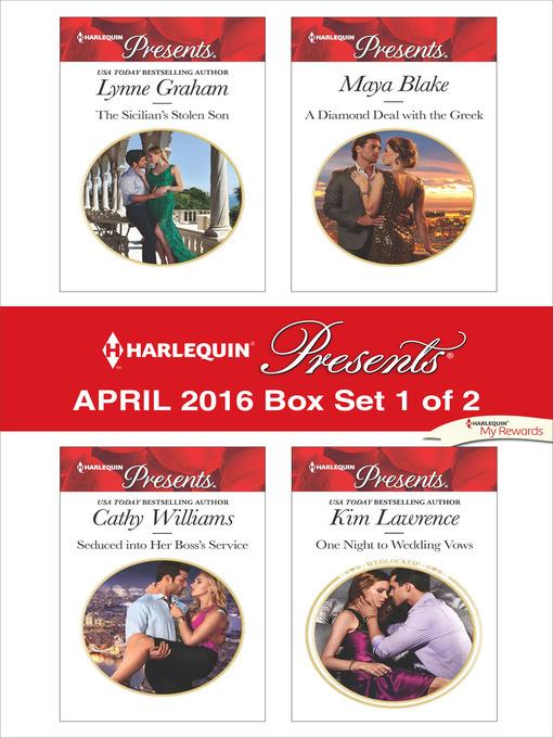 Harlequin Presents April 2016, Box Set 1 of 2