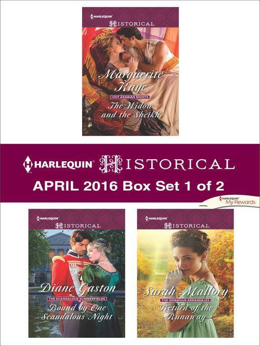 Harlequin Historical April 2016, Box Set 1 of 2