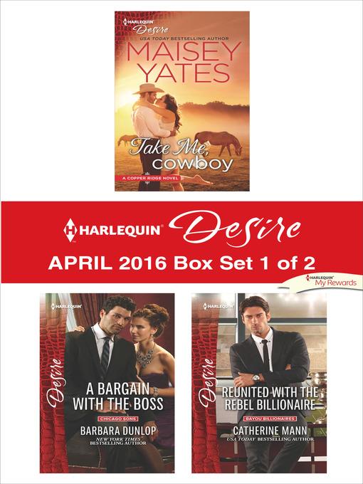 Harlequin Desire April 2016, Box Set 1 of 2