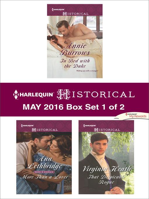 Harlequin Historical May 2016, Box Set 1 of 2