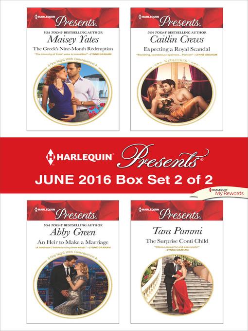 Harlequin Presents June 2016, Box Set 2 of 2