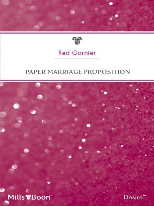 Paper Marriage Proposition