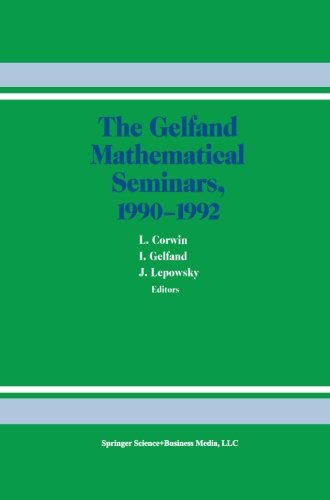 The Gelfand mathematical seminars : 1990-1992