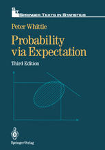 Probability Via Expectation.