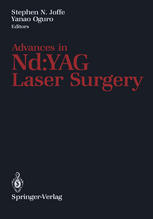 Advances in Nd : YAG Laser Surgery.