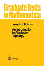 An Introduction to Algebraic Topology.