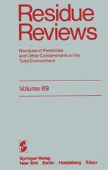 Residue Reviews : Residues of Pesticides and Other Contaminants in the Total Environment