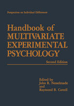 Handbook of Multivariate Experimental Psychology.