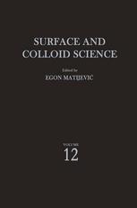 Surface and Colloid Science.