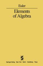 Elements of Algebra