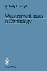 Measurement Issues in Criminology