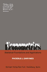 Econometrics: statistical foundations and applications