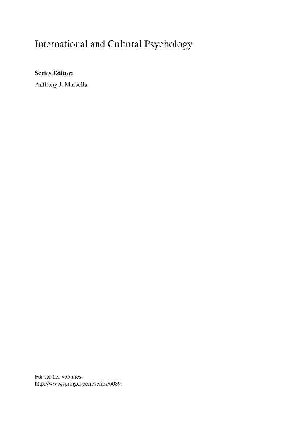 Internationalizing the Psychology Curriculum in the United States