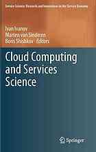 Cloud Computing and Services Science