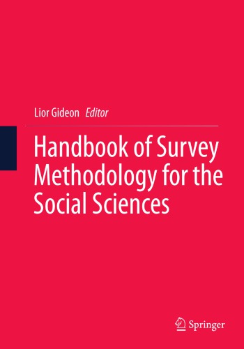 Handbook of Survey Methodology for the Social Sciences