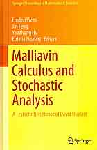 Malliavin Calculus and Stochastic Analysis