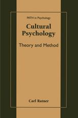 Cultural psychology : theory and method