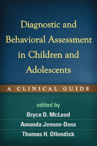 Diagnostic and Behavioral Assessment in Children and Adolescents